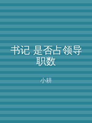 书记 是否占领导职数