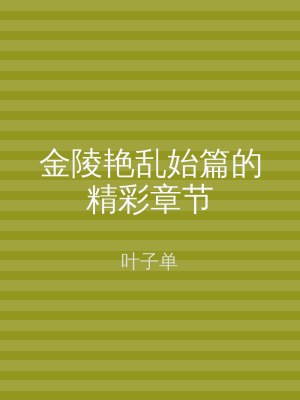 金陵艳乱始篇的精彩章节