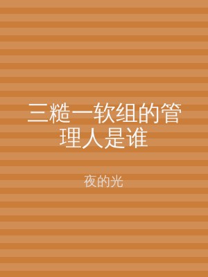 三糙一软组的管理人是谁