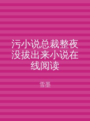 污小说总裁整夜没拔出来小说在线阅读