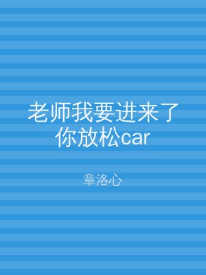 老师我要进来了你放松car