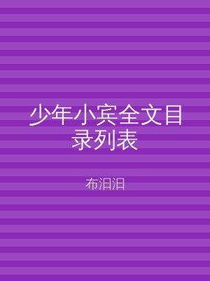少年小宾全文目录列表