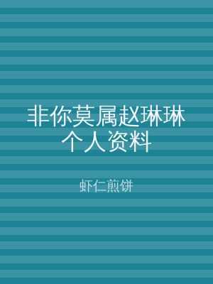 非你莫属赵琳琳个人资料