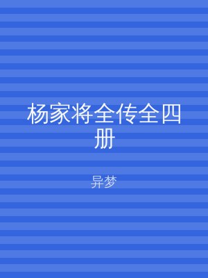 杨家将全传全四册