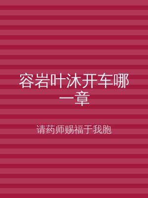 容岩叶沐开车哪一章
