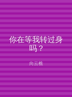 你在等我转过身吗？